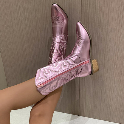 GLINTA – Metallic Cowboylaarzen met Country Flair 1