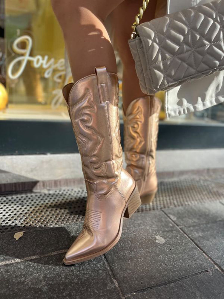 GLINTA – Metallic Cowboylaarzen met Country Flair 4