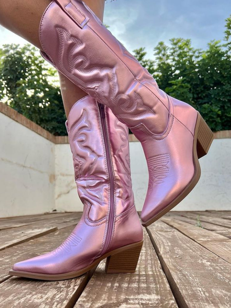 GLINTA – Metallic Cowboylaarzen met Country Flair 5