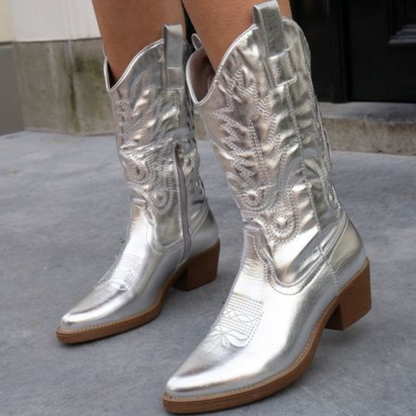 GLINTA – Metallic Cowboylaarzen met Country Flair 7