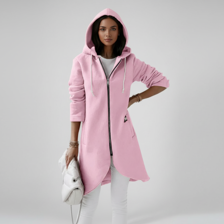 Damesjack met capuchon & rits – Warm & Casual