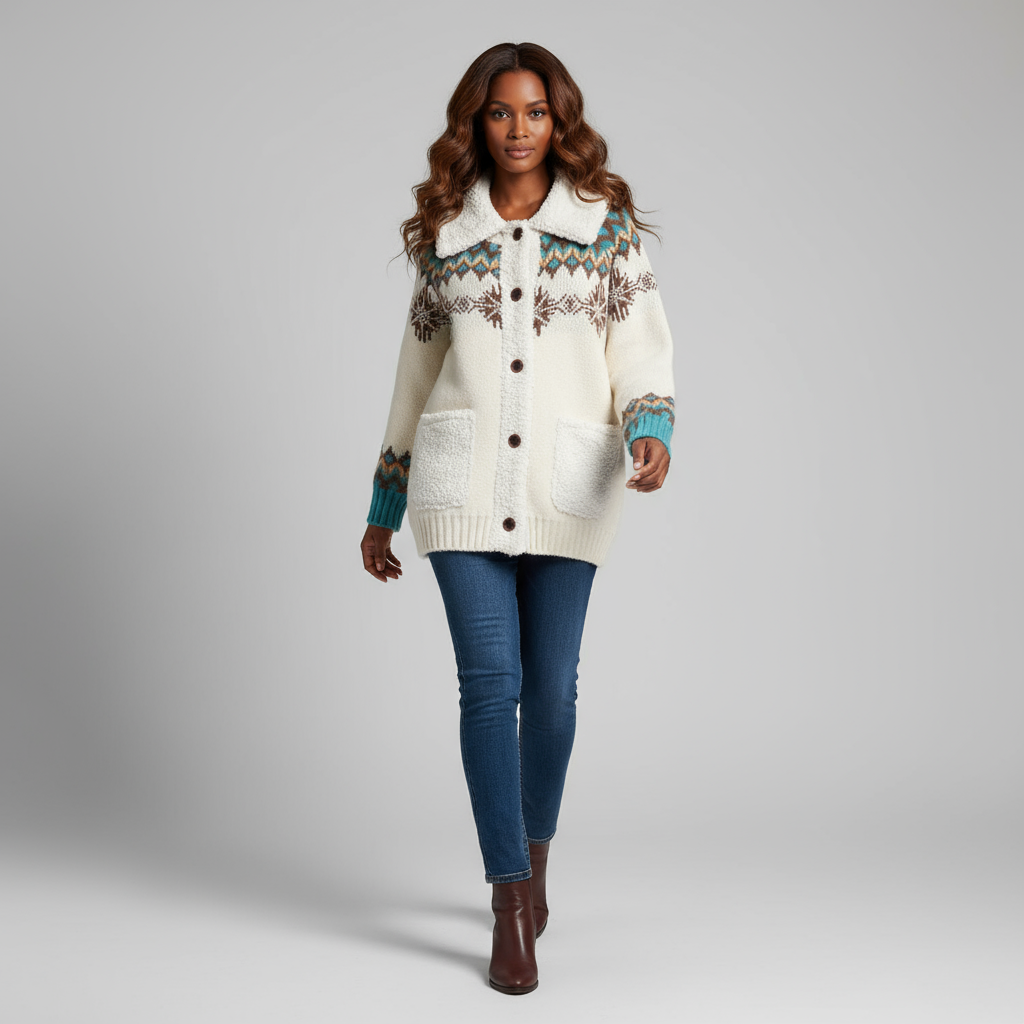 Gera Dames Winter Vest | Zachte Fleece Kraag, Comfortabel en Stijlvol 0