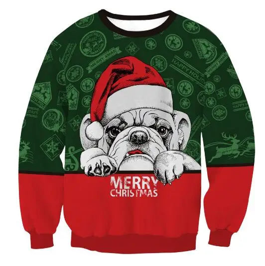 Gero Heren Trui | Warm Gebreid met Kerstprint, Comfortabel