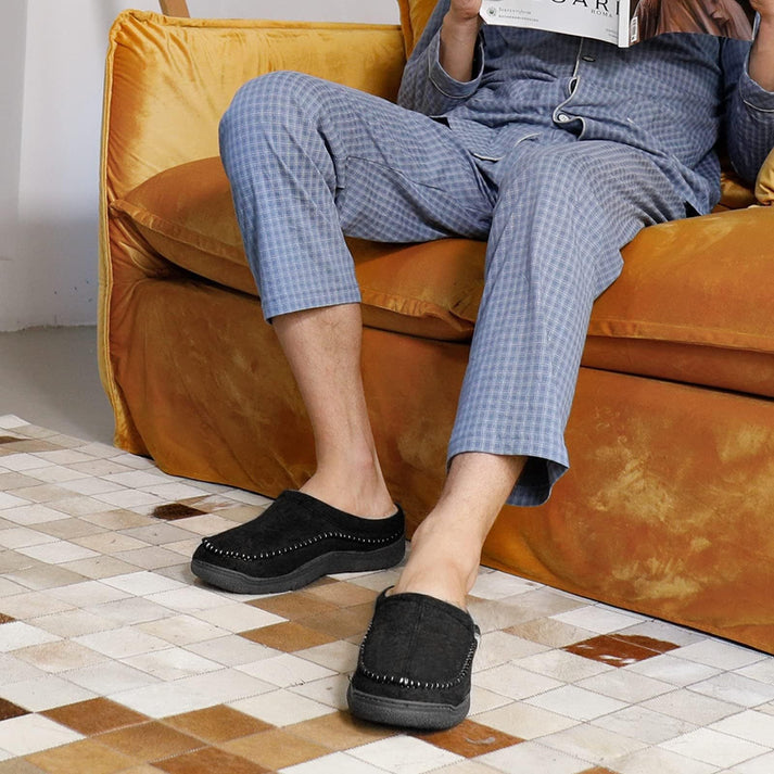 Gerrit Heren Pantoffels | Zachte Stof, Modern Ontwerp