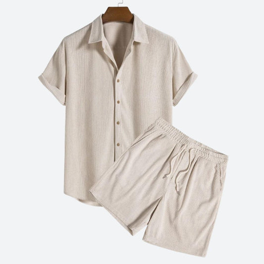 LEON | Corduroy Zomer Set voor Heren