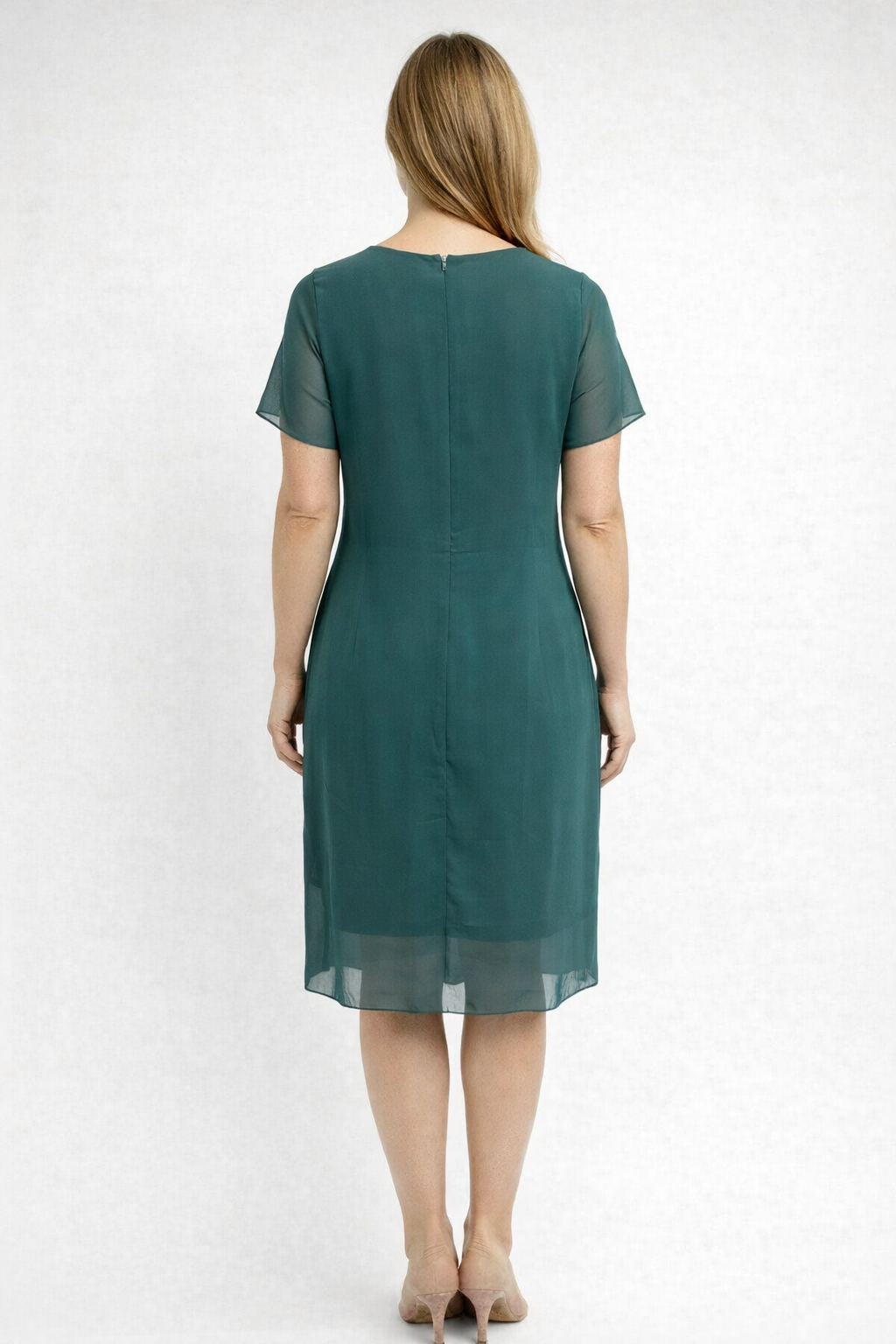 Hanna Damesjurk | Asymmetrische Transparante Overlay, Knie-lengte Zomerstijl 2