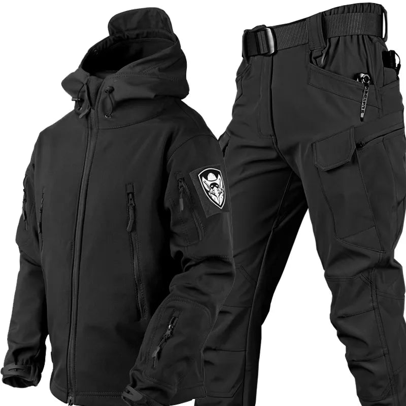 Harm Tactische Outdoor Set | Winddicht Jack en Broek, Comfortabel en Duurzaam 0