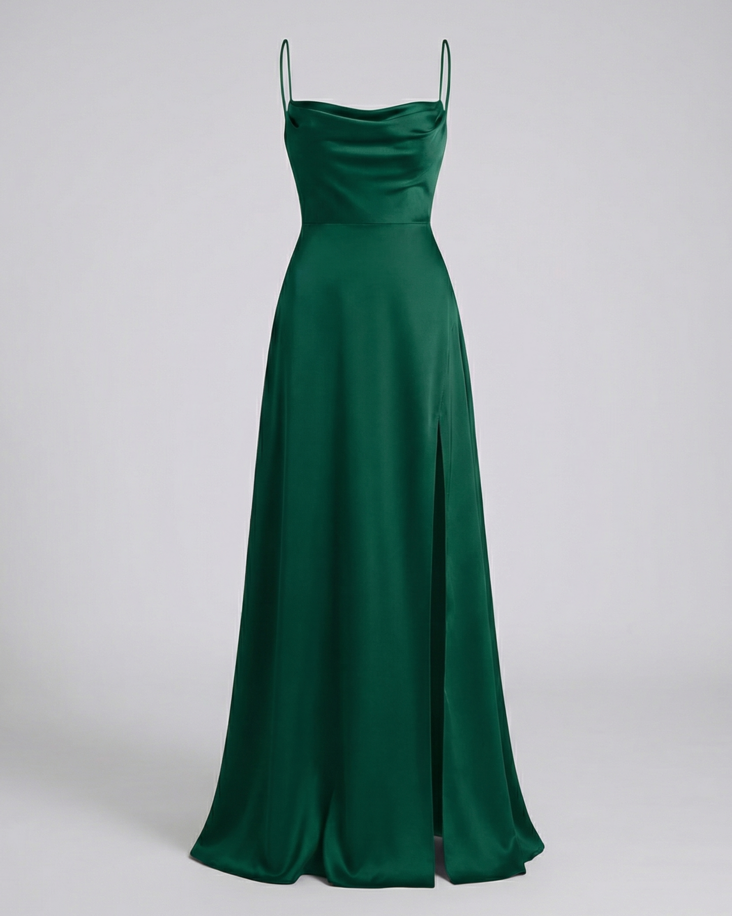 Harmoni Dames Maxi Jurk | Vloeiende Polyester met Zijsplit en Gevlochten Rugdetail 6