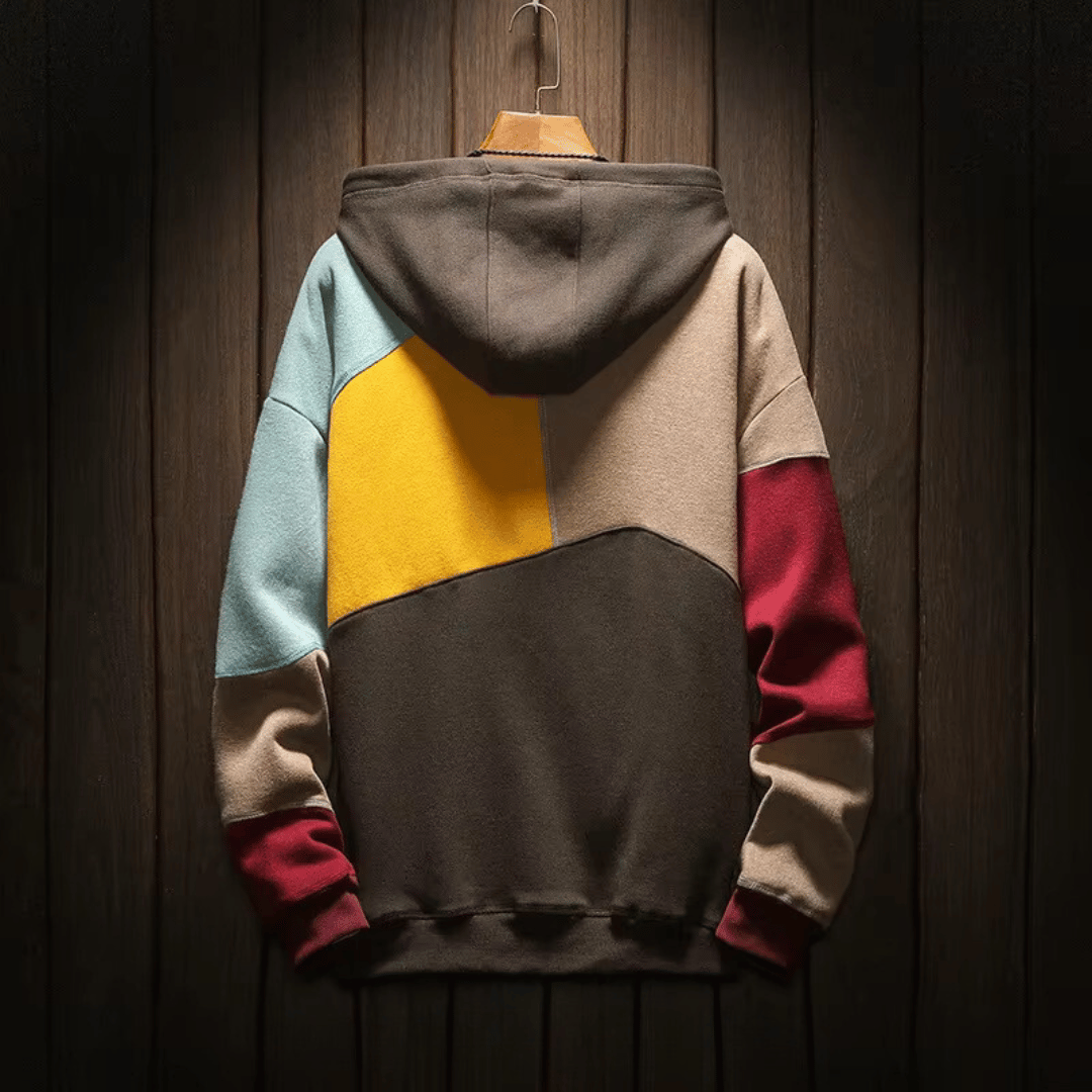 Havoc Loose Fit Hoodie | Kleurblokontwerp, Polyester 1
