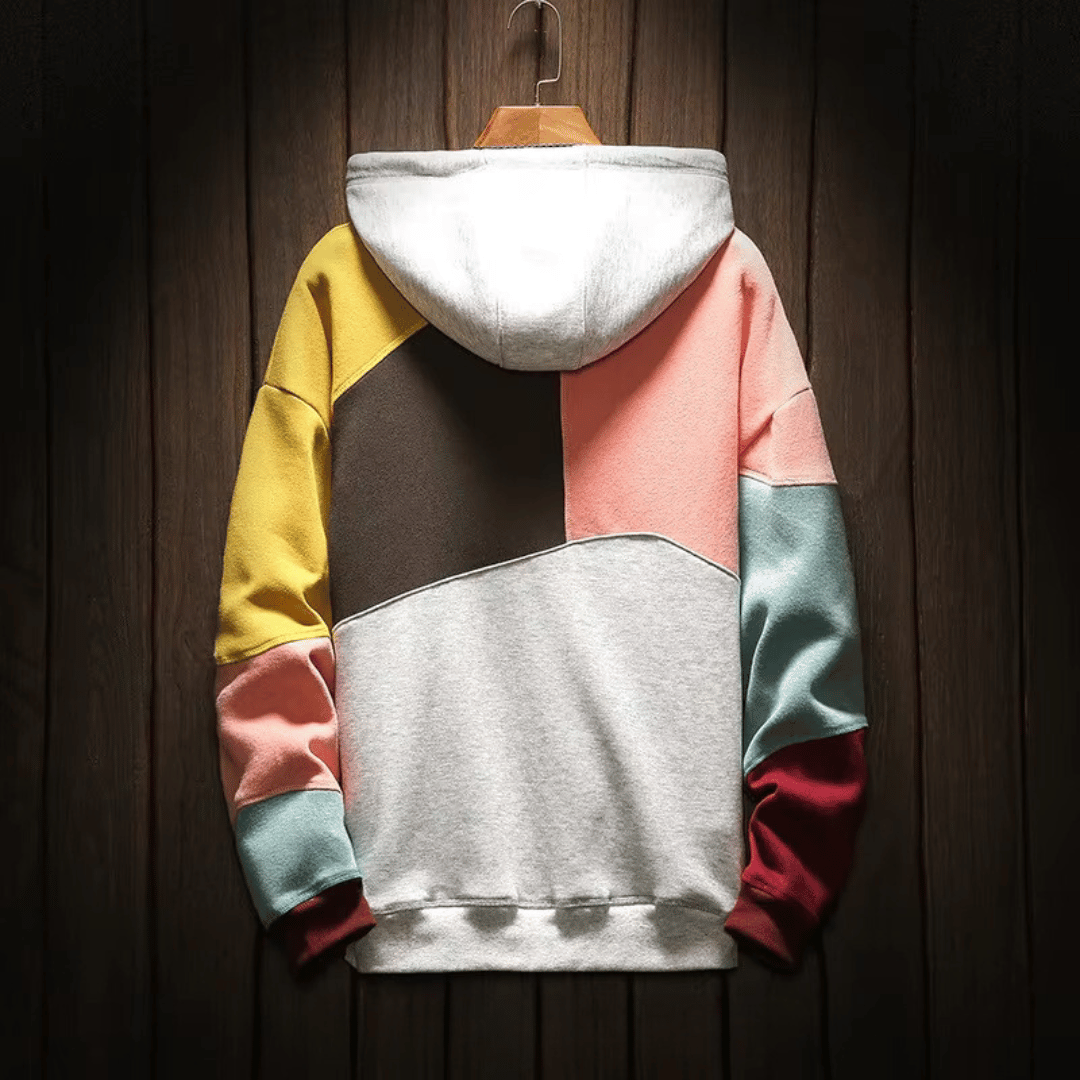 Havoc Loose Fit Hoodie | Kleurblokontwerp, Polyester 5