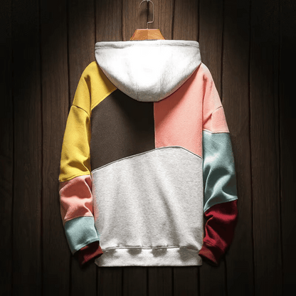 Havoc Loose Fit Hoodie | Kleurblokontwerp, Polyester 5