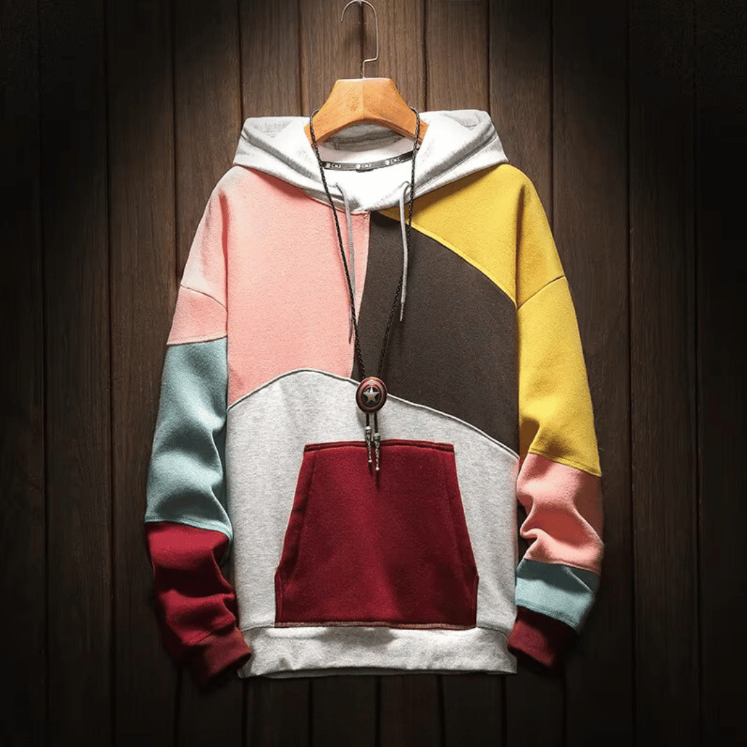Havoc Loose Fit Hoodie | Kleurblokontwerp, Polyester 6