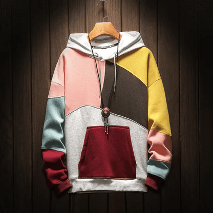 Havoc Loose Fit Hoodie | Kleurblokontwerp, Polyester 6