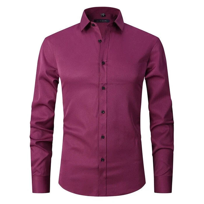 Hector Heren Overhemd | Strijkvrij Polyester, Smart Casual 9