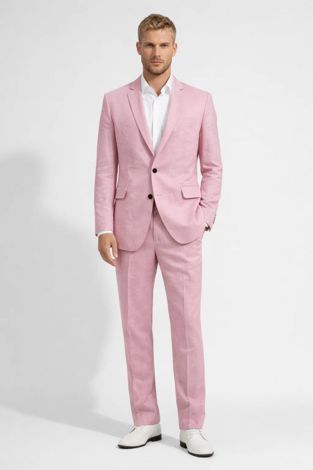 Hector Heren Slim Fit Pak | Elegant Trouwpak Man, Luxe Materialen 0