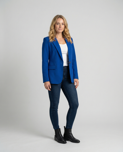 Hedwig Dames Blazer Zwart | Flatterende Snit, Tijdloos Ontwerp 7
