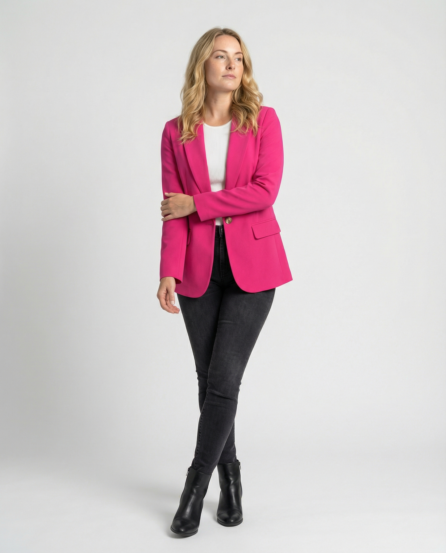 Hedwig Dames Blazer Zwart | Flatterende Snit, Tijdloos Ontwerp 8