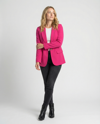 Hedwig Dames Blazer Zwart | Flatterende Snit, Tijdloos Ontwerp 8