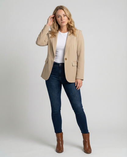 Hedwig Dames Blazer Zwart | Flatterende Snit, Tijdloos Ontwerp 9