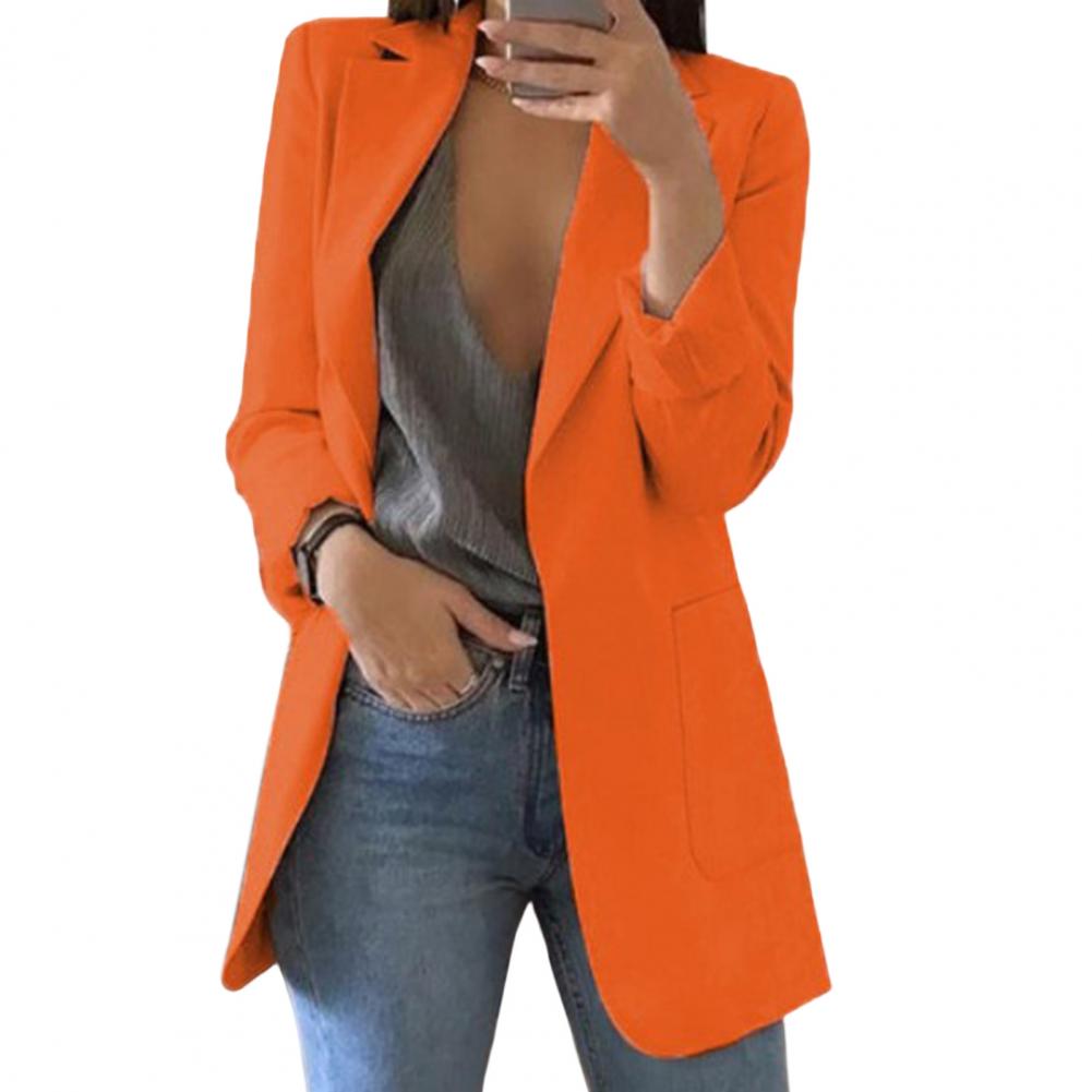 Helle Dames Blazer | Lange Snit, Elegante Stijl 2