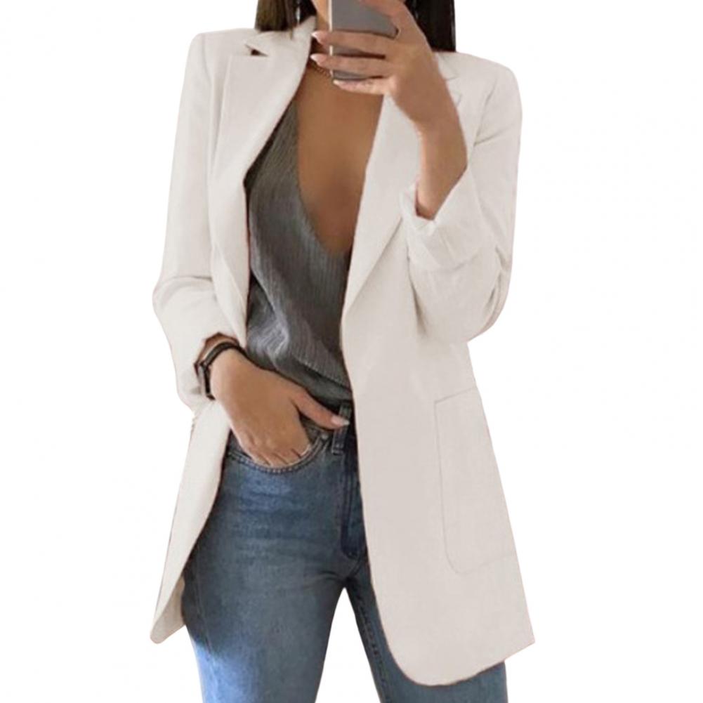 Helle Dames Blazer | Lange Snit, Elegante Stijl 5