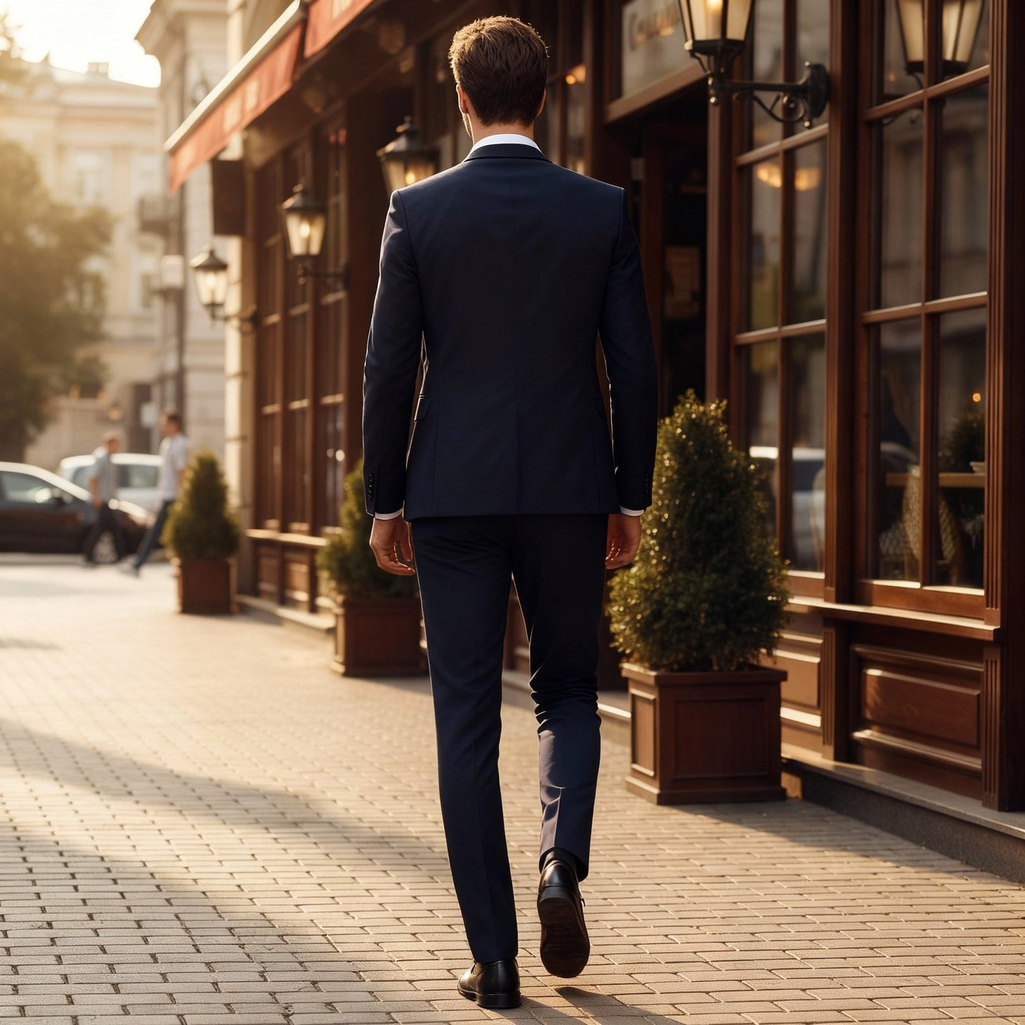 Hendrik Heren Pak | Slim Fit Viscose Mix, Elegant Trouwpak Man 2