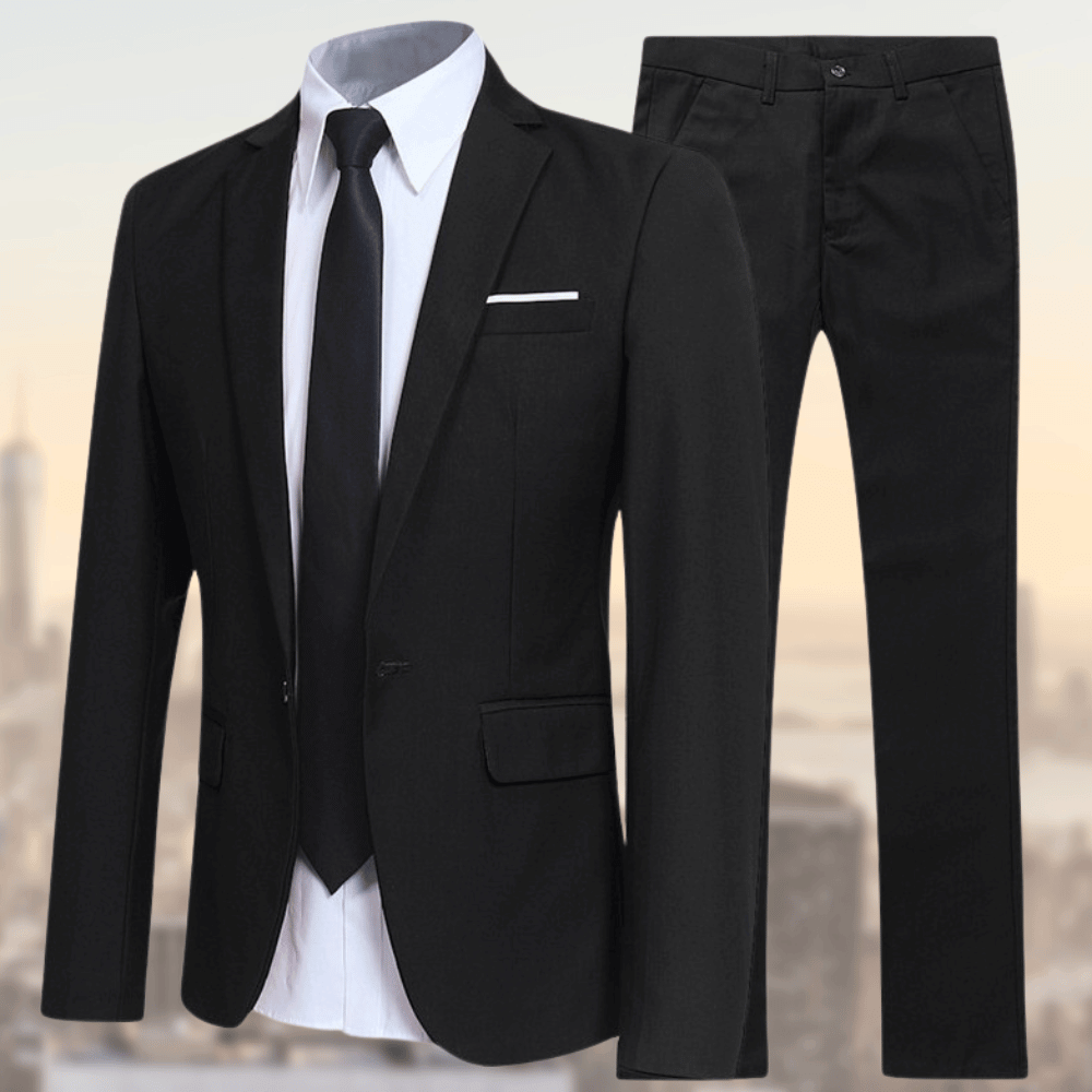 Hendrik Heren Pak | Slim Fit Viscose Mix, Elegant Trouwpak Man 8