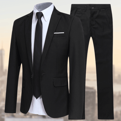Hendrik Heren Pak | Slim Fit Viscose Mix, Elegant Trouwpak Man 8