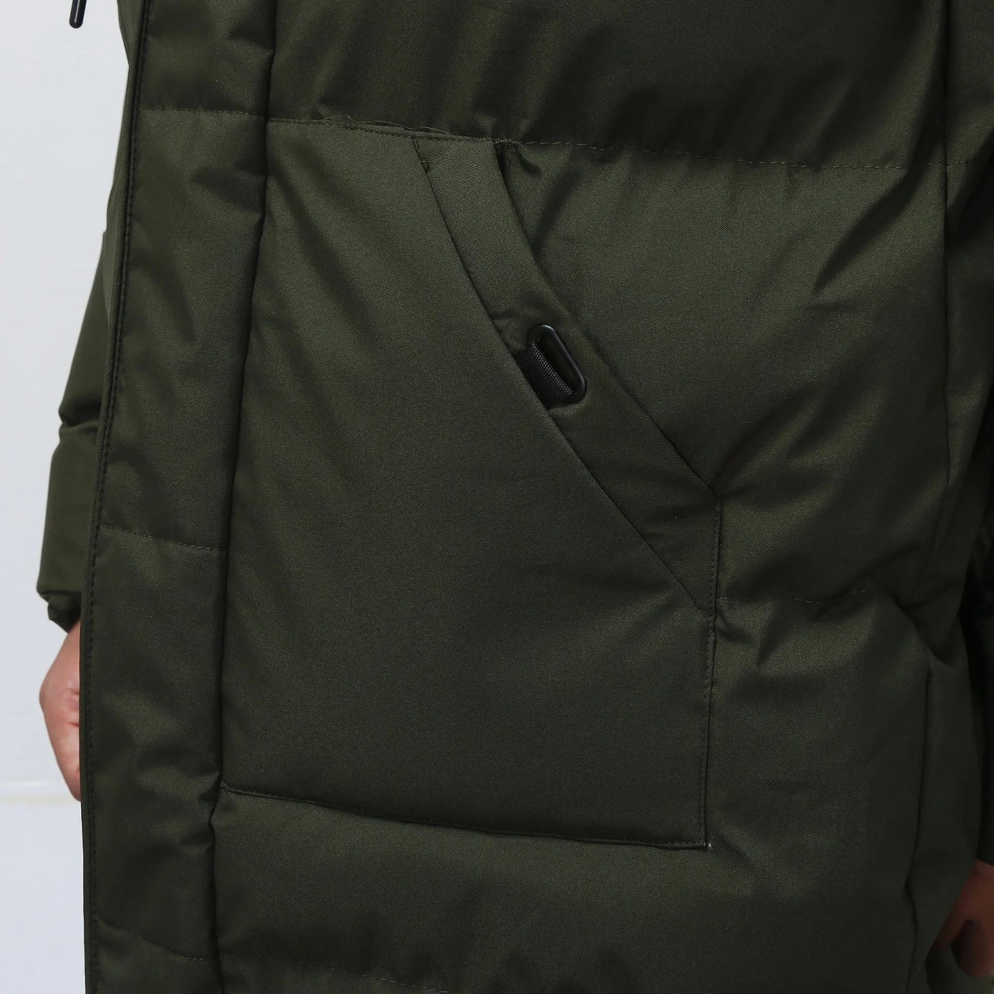 Heren Parka | Gewatteerd met Capuchon, Winterse Stijl