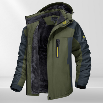 Heren Winterjack | Waterdichte Buitenstof, Warm Fleece