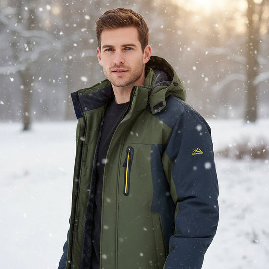 Heren Winterjas | Outdoorjas | Waterdicht & Winddicht | Winter Essentials | Gevoerde Binnenkant 0
