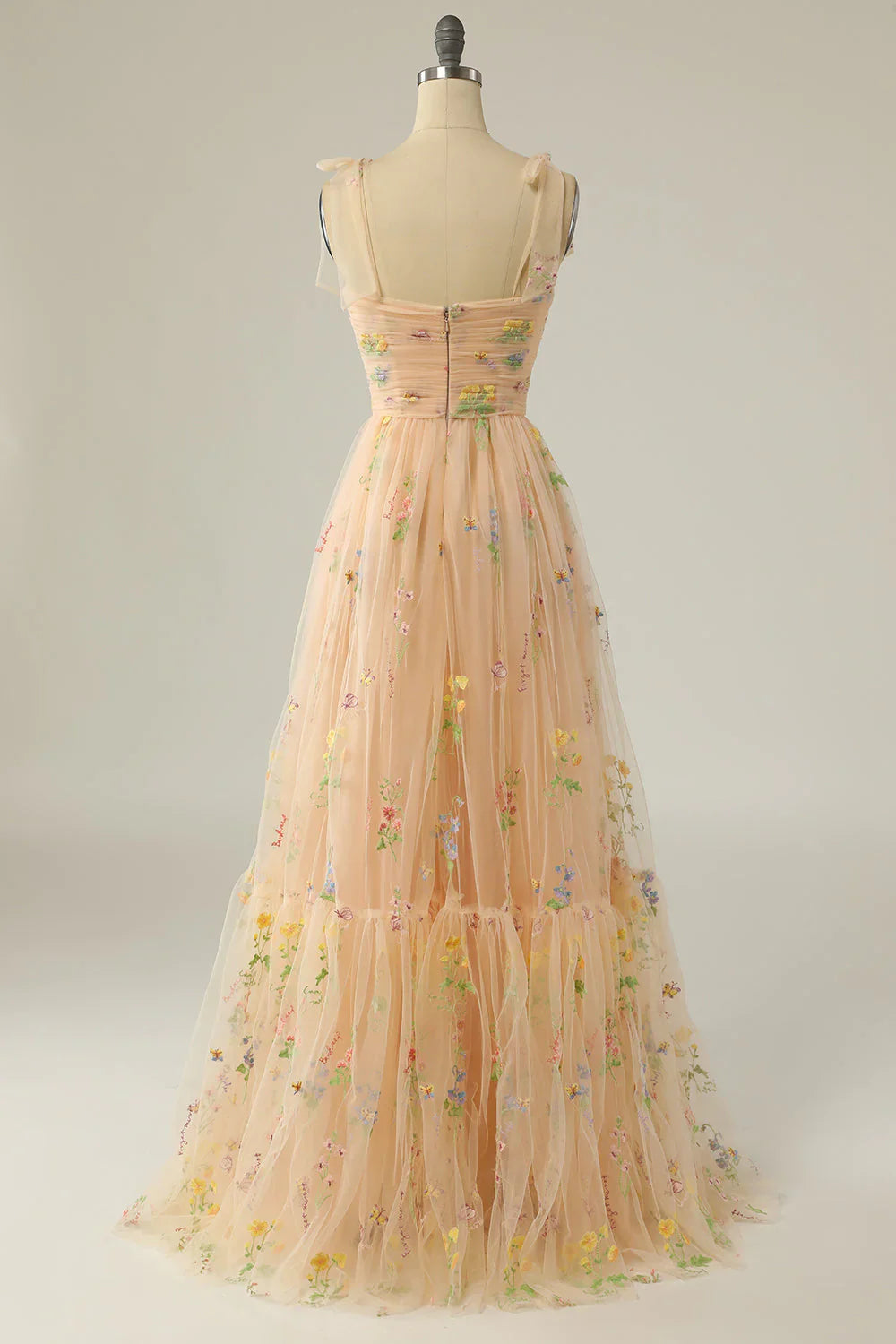 Hilda Dames Cocktailjurk | Geborduurd Tulle, Korte Snit voor Bruiloft 4
