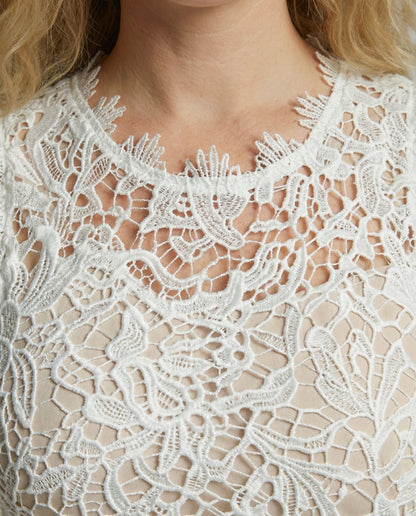 Hilda Dames Lange Jurk | Bloemenkant en Chiffon, Maxi Zomerjurk 4