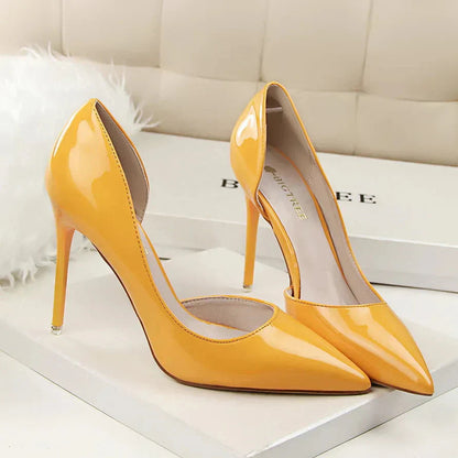 Hilda Dames Pumps | Zwarte Synthetische PU met Orthopedische Binnenzool 1