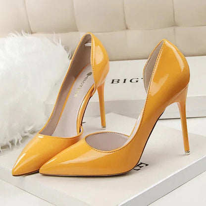 Hilda Dames Pumps | Zwarte Synthetische PU met Orthopedische Binnenzool 11