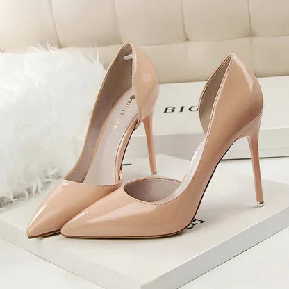 Hilda Dames Pumps | Zwarte Synthetische PU met Orthopedische Binnenzool 13