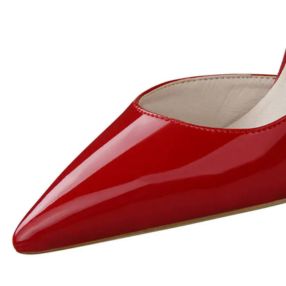 Hilda Dames Pumps | Zwarte Synthetische PU met Orthopedische Binnenzool 3