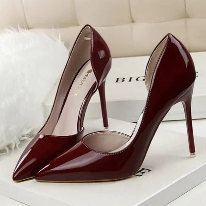 Hilda Dames Pumps | Zwarte Synthetische PU met Orthopedische Binnenzool 9