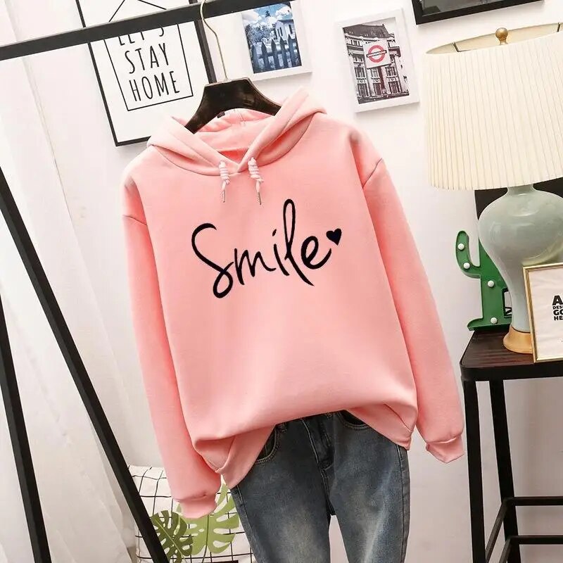 Hilda Women's Hoodie | Zachte Voering, Casual Design Met Glimlachprint 1