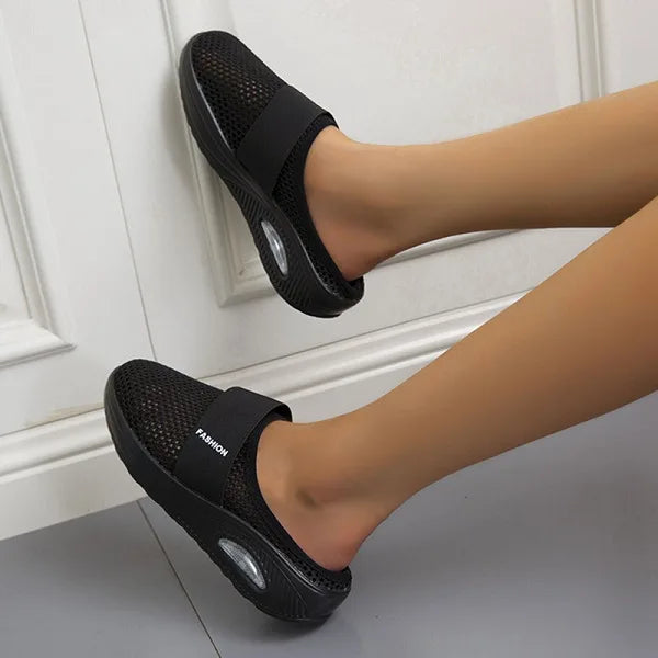 Hilde Dames Sandalen | Orthopedisch, Sleehak en Schokabsorberend Design 0