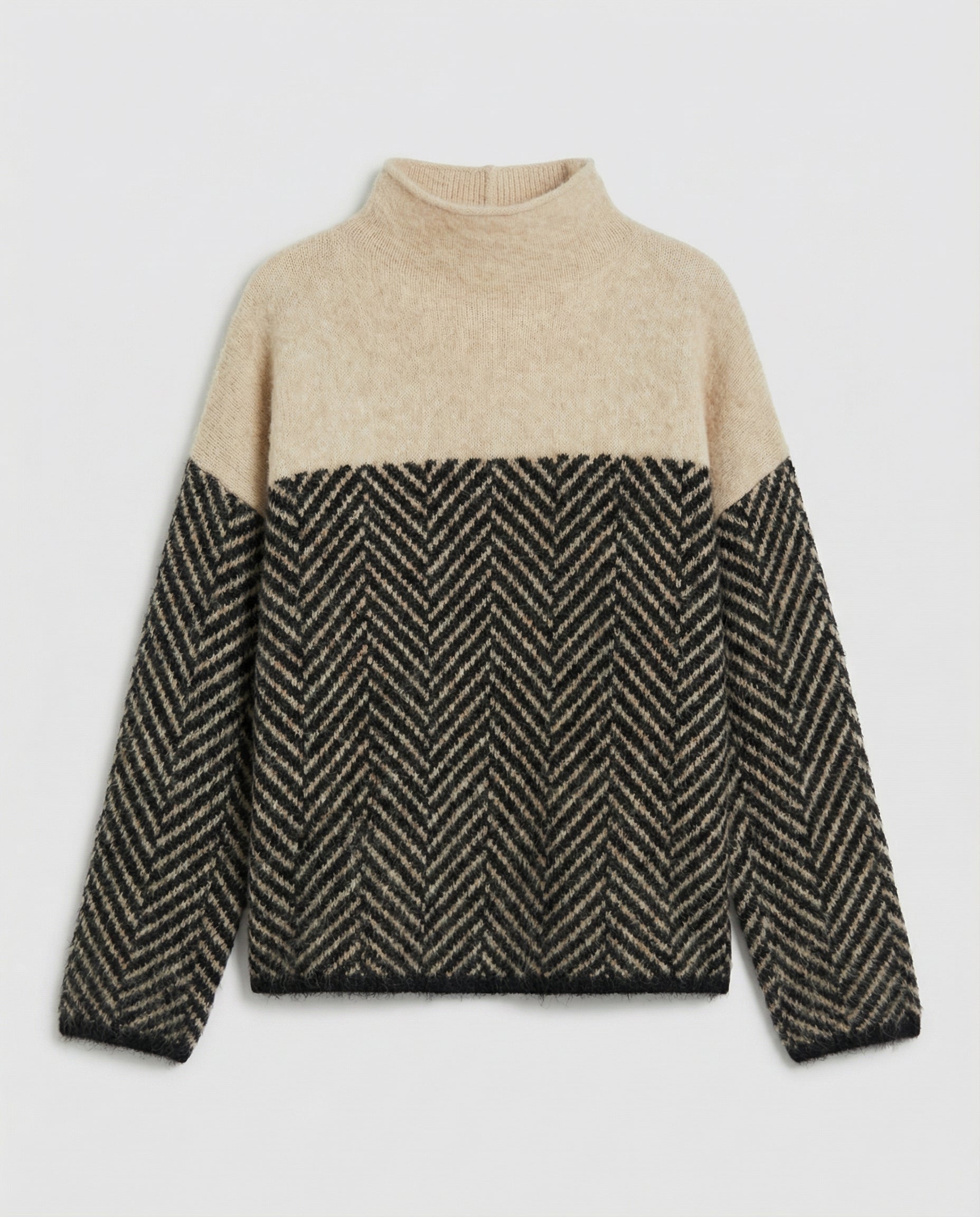 Holly Zwarte Damestrui | Zachte Synthetische Vezelmix, Comfortabel en Elegant 5