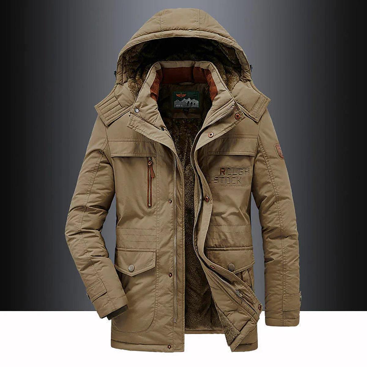 Hugo Heren Parka | Fleece Voering, Nepbont Capuchon, Winterjas