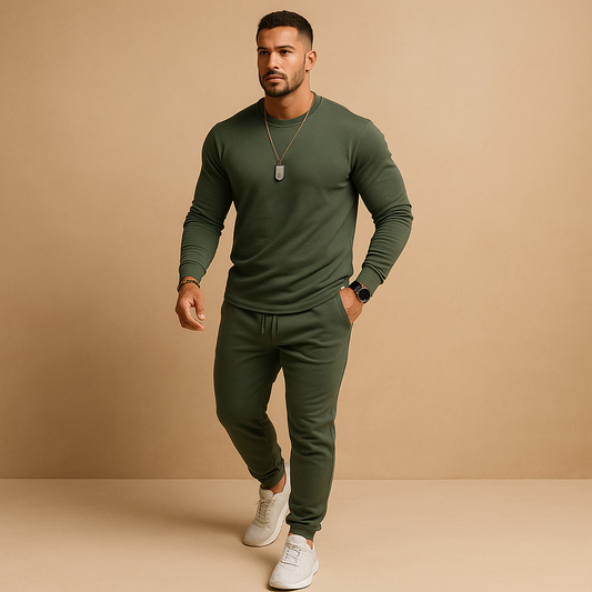 Hugo Heren Trainingspak | Slim Fit Katoenmix, Moderne Sweater en Joggingbroek