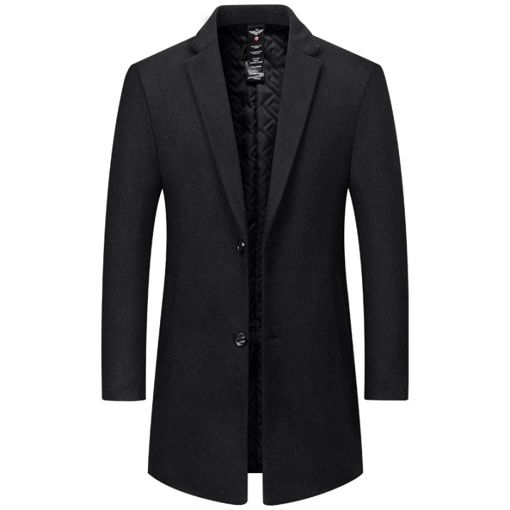 Hugo Heren Trenchcoat | Lange Snit, Hoogwaardige Stof, Tijdloos Design