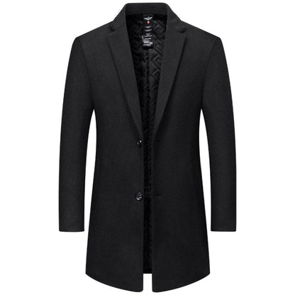 Hugo Heren Trenchcoat | Lange Snit, Hoogwaardige Stof, Tijdloos Design