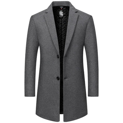Hugo Heren Trenchcoat | Lange Snit, Hoogwaardige Stof, Tijdloos Design