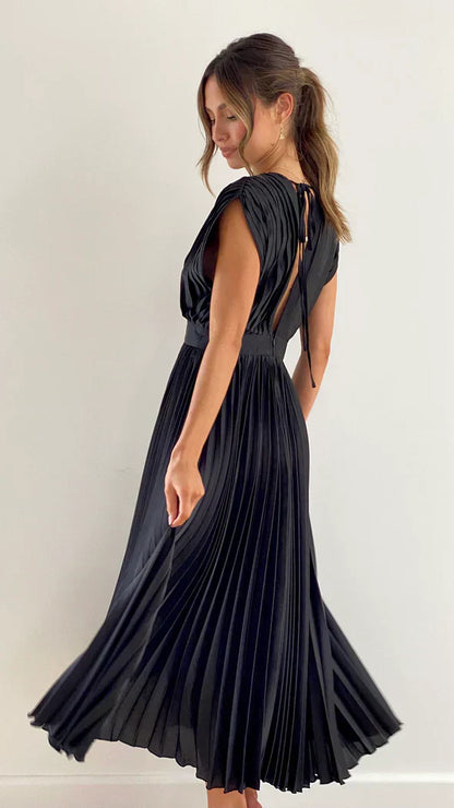 Amélie | Elegante Zijden Jurk voor Tijdloze Vrouwelijkheid