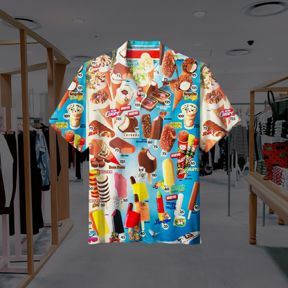 Icy Dames Zomer Shirt | Lichtgewicht Korte Mouwen met IJsprint 0