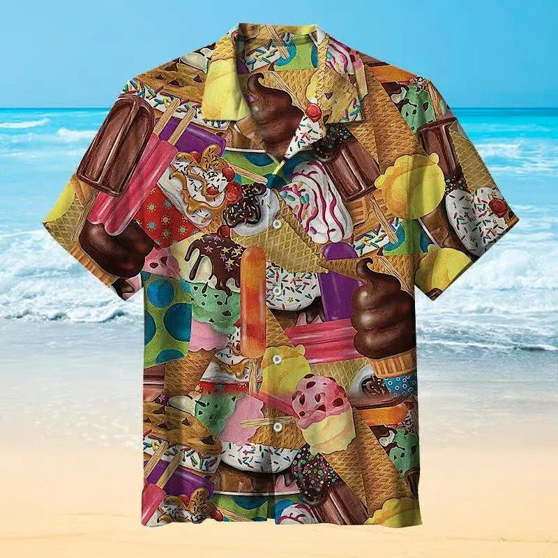 Icy Dames Zomer Shirt | Lichtgewicht Korte Mouwen met IJsprint 3