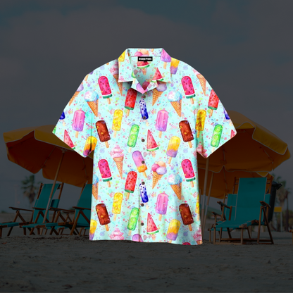 Icy Dames Zomer Shirt | Lichtgewicht Korte Mouwen met IJsprint 4